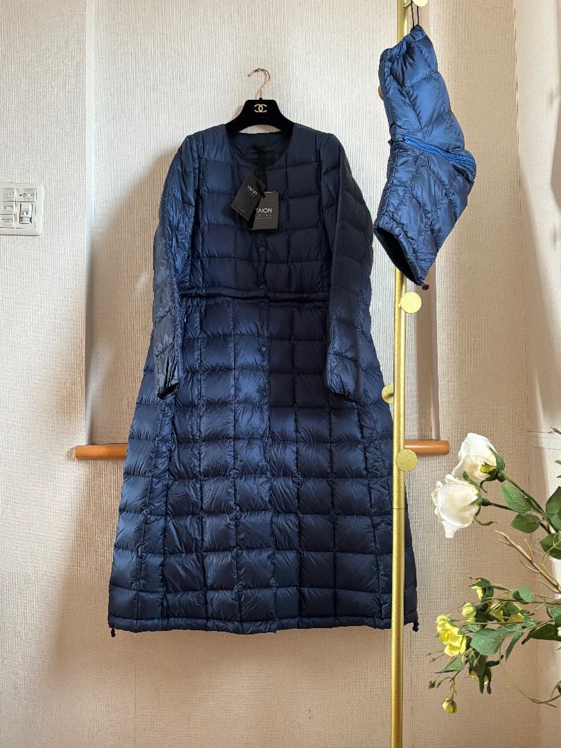 タイオンエクストラ♡ロングダウン♡ボレロ♡ネイビー