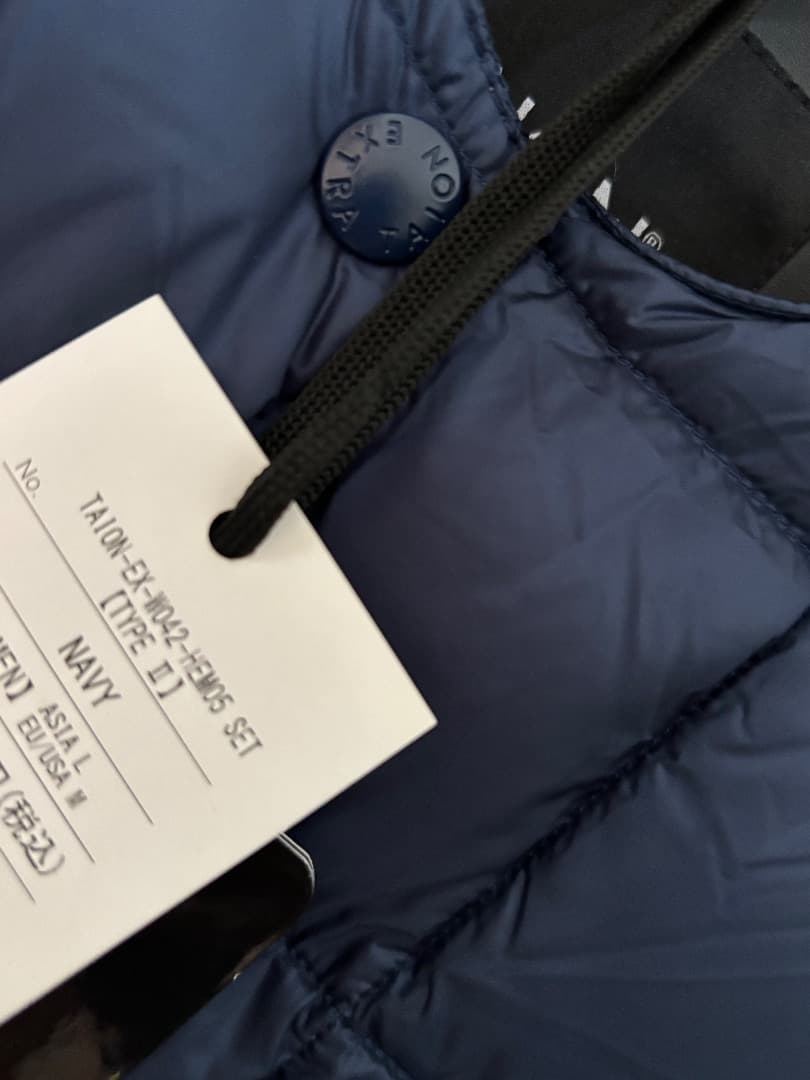 タイオンエクストラ♡ロングダウン♡ボレロ♡ネイビー