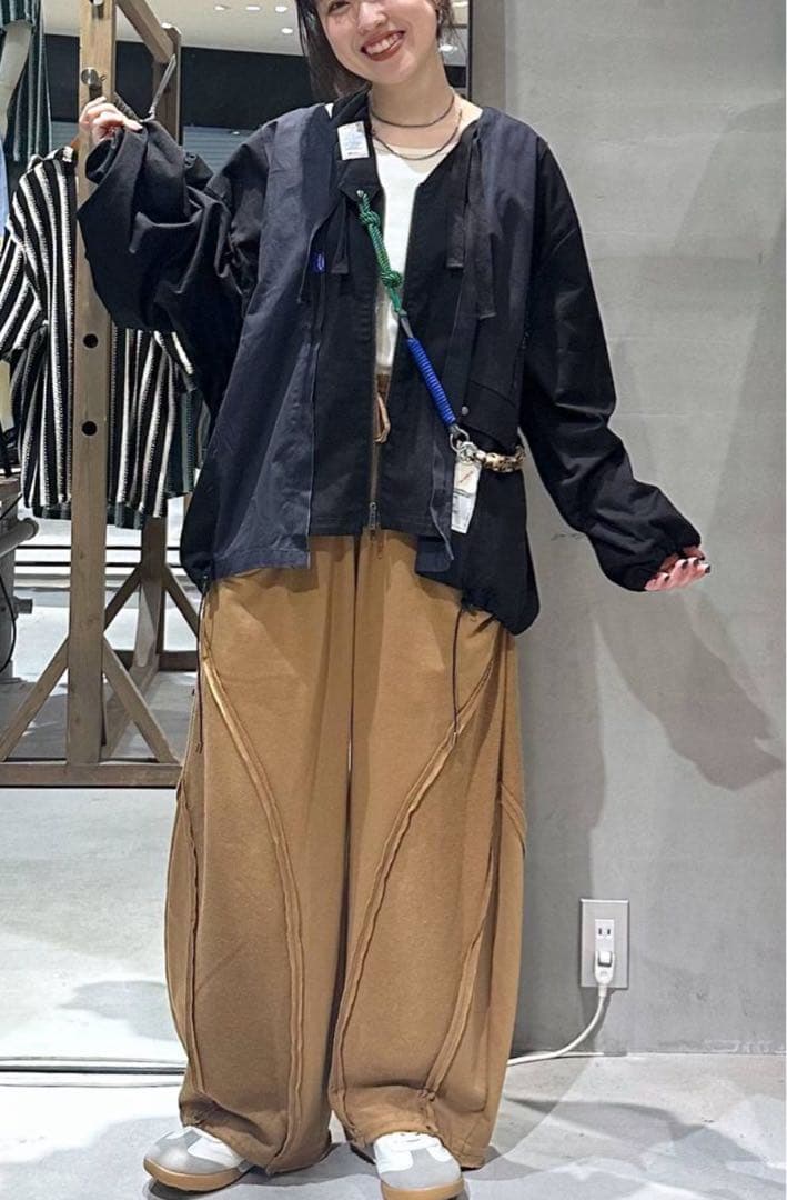 ニコアンド be with M Misayo ミリリメイクジャケット ブラック