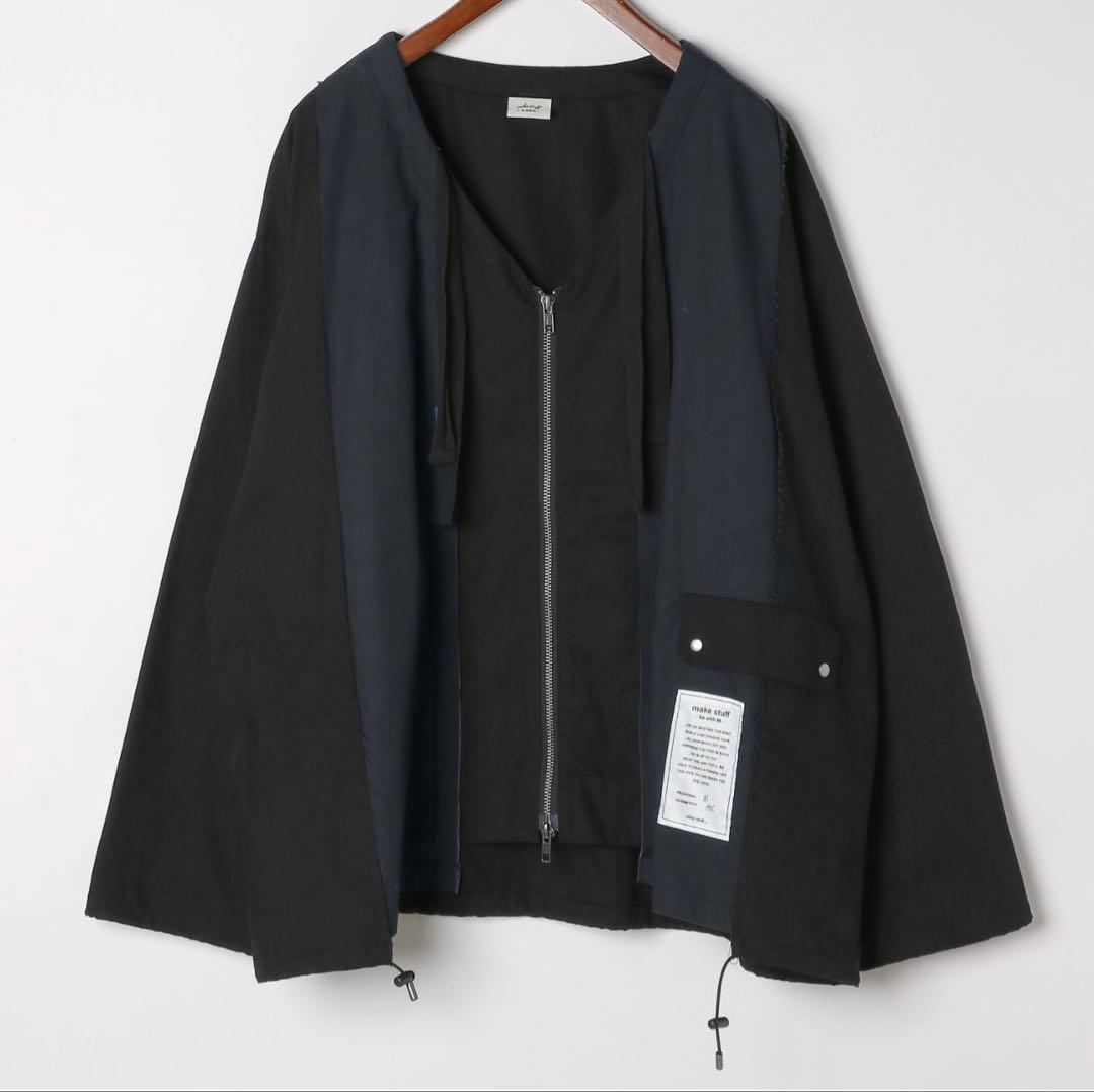 ニコアンド be with M Misayo ミリリメイクジャケット ブラック