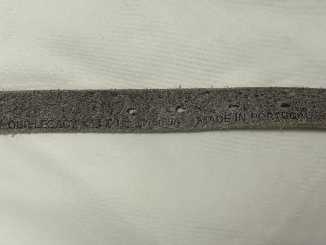 小物 25AW OUR LEGACY 2 CM BRAIDED BELT