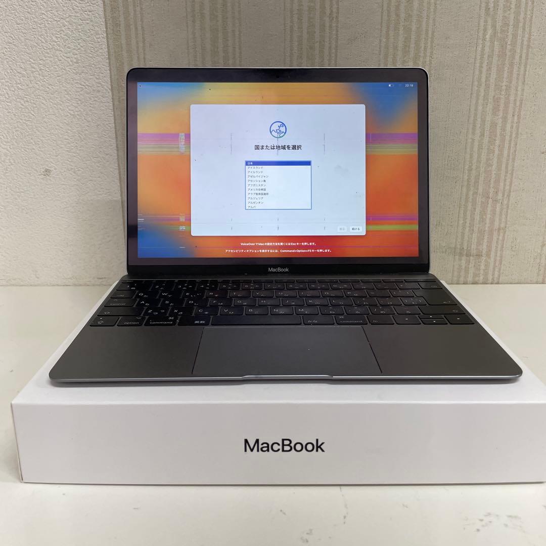 ジャンク MacBook 12インチ 2017 スペースグレイ