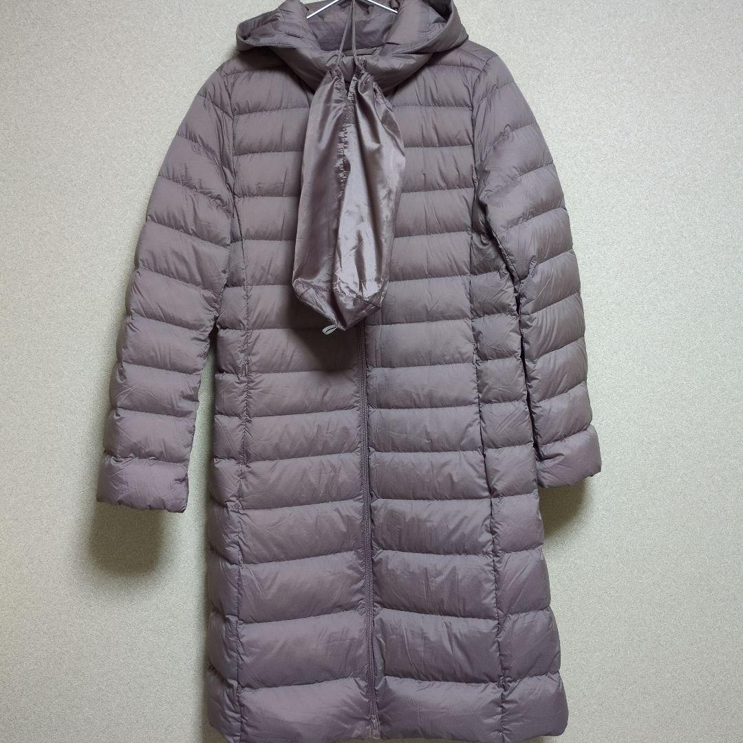 ユニクロ　 ウルトラライトダウンフーデットコート　 Мサイズ　 ベージュ　美品
