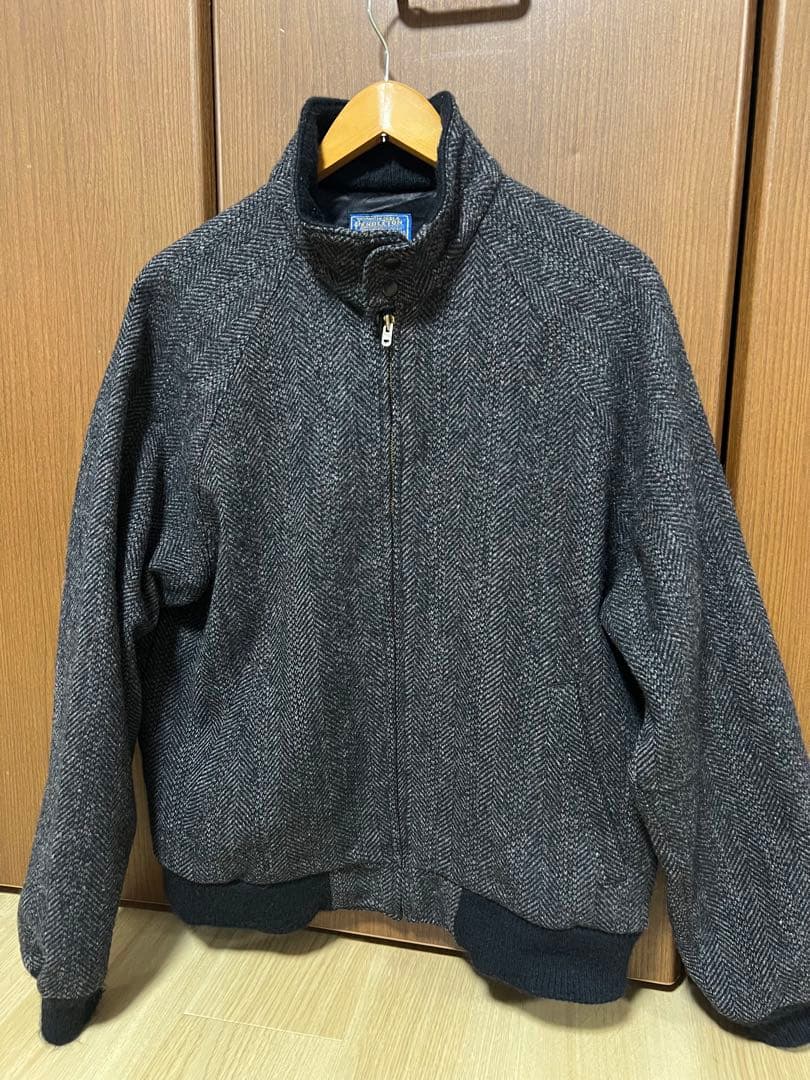 USA 70s PENDLETON ハリントンジャケット ウール ブルゾン G9