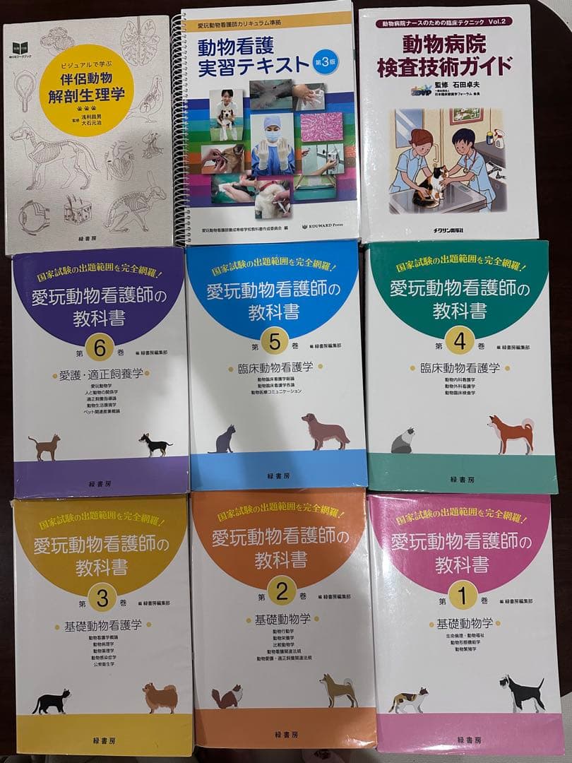 愛玩動物看護師 教科書セット