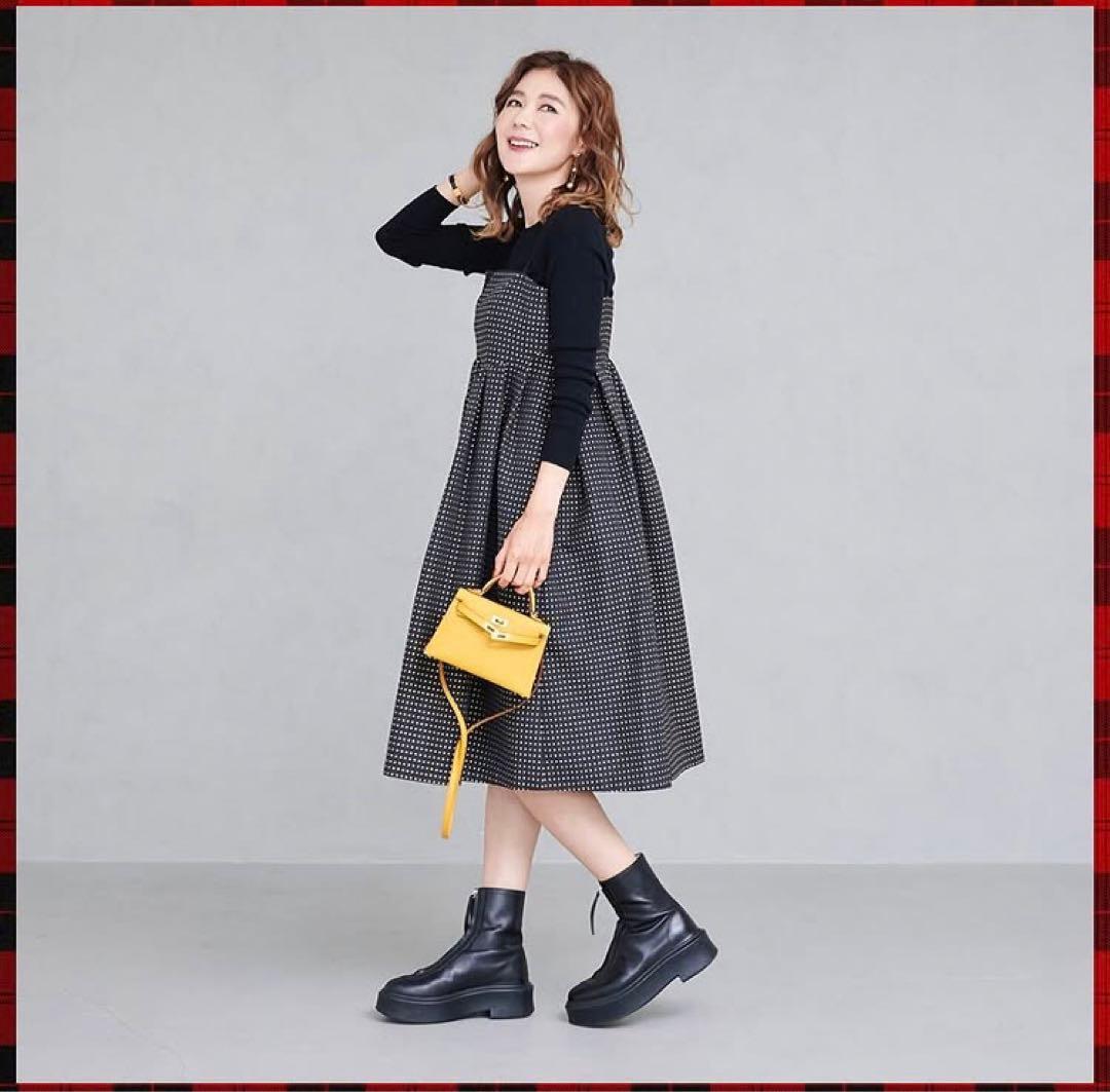 SALE✨【美品】obliM 米沢別注イエロードットキャミワンピース／サイズ1