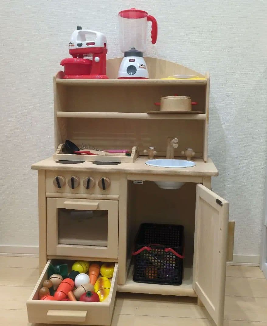 MILAN おままごとキッチンミラン木製ままごと