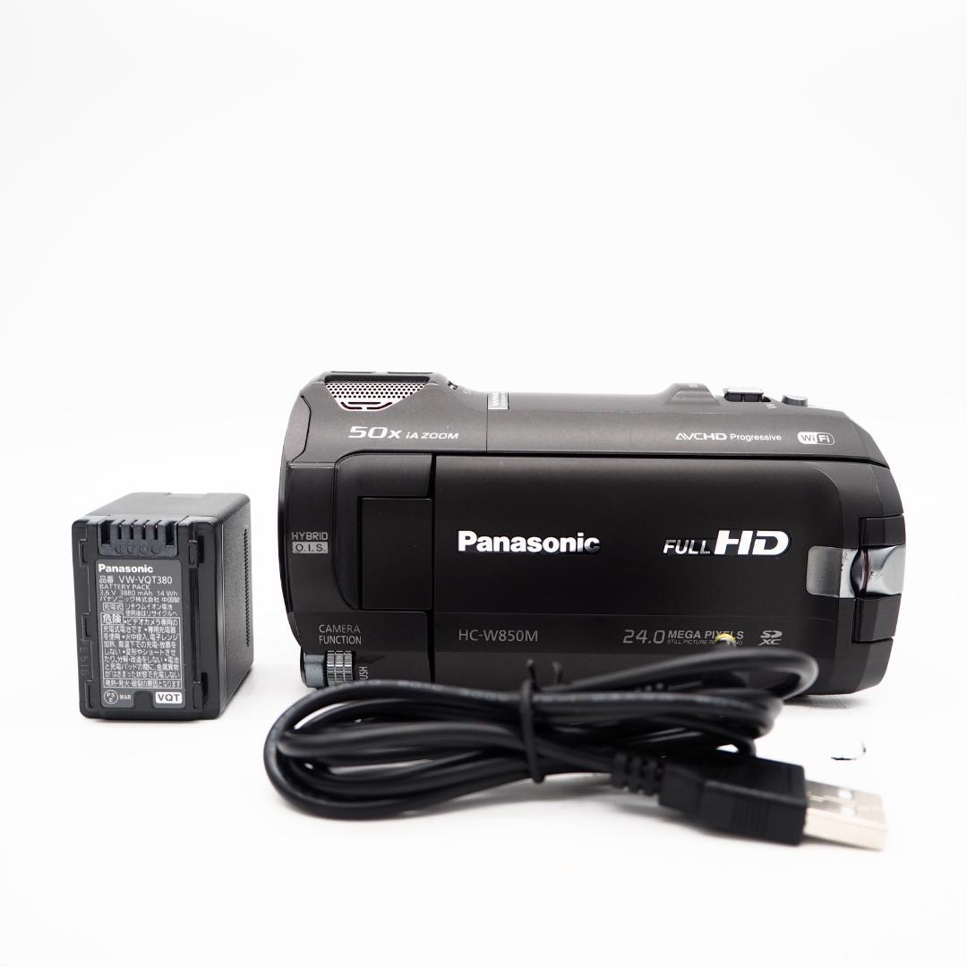Panasonic デジタルハイビジョンビデオカメラ HC-W850M-K