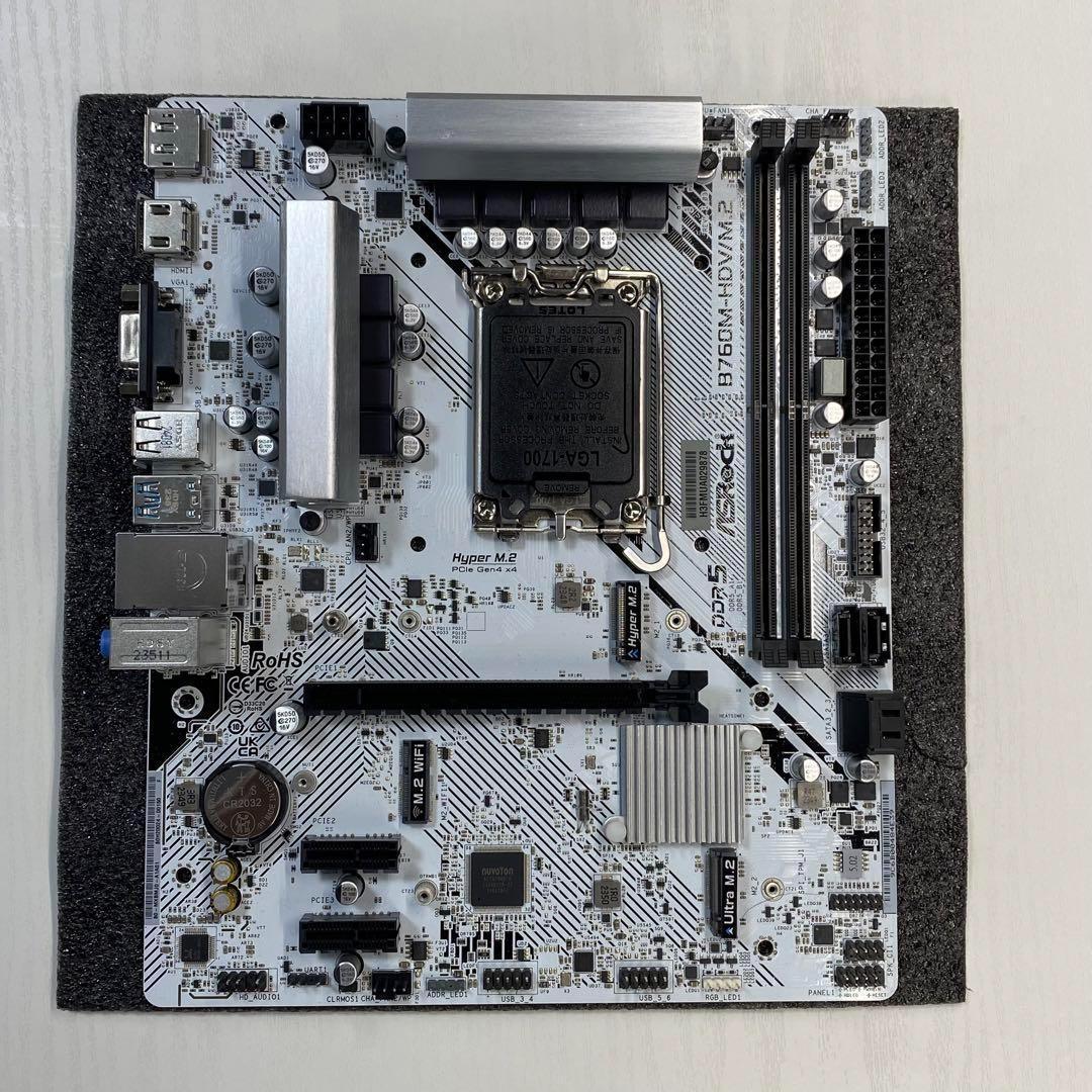 ASRock B760M-HDV/M.2 LGA1700 マザーボード