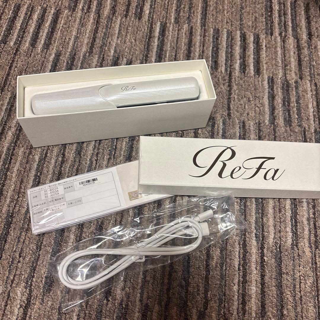 ReFa リファ フィンガーアイロン コードレス ヘアアイロン ホワイト