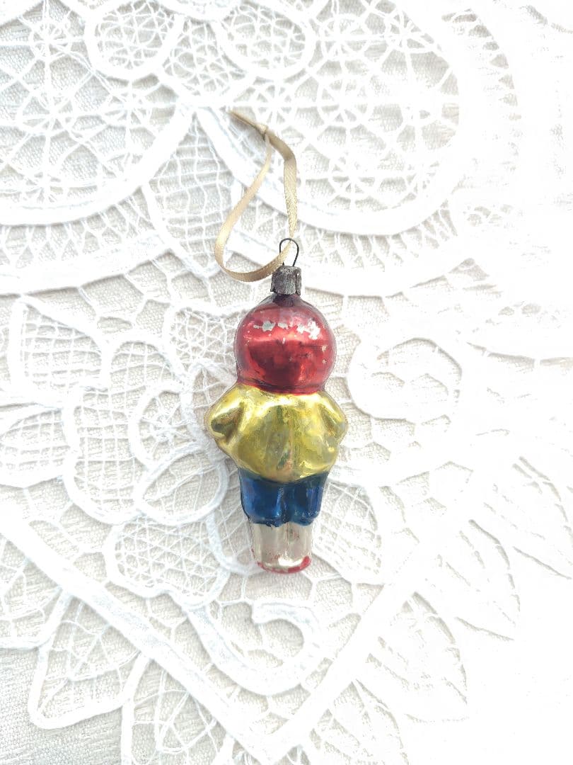 クリスマス　ガラスオーナメント 5個セット　ソビエト　ヴィンテージ