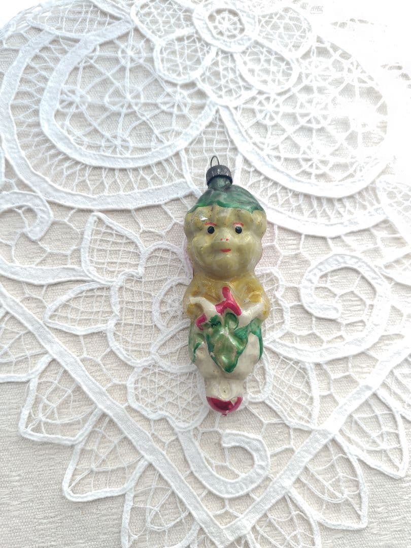 クリスマス　ガラスオーナメント 5個セット　ソビエト　ヴィンテージ