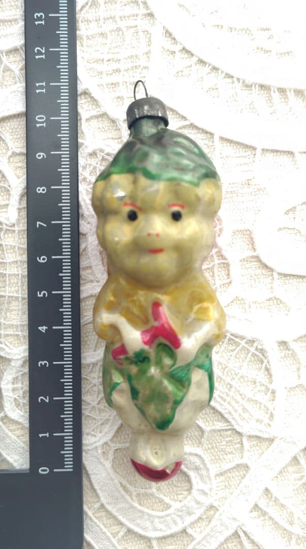 クリスマス　ガラスオーナメント 5個セット　ソビエト　ヴィンテージ