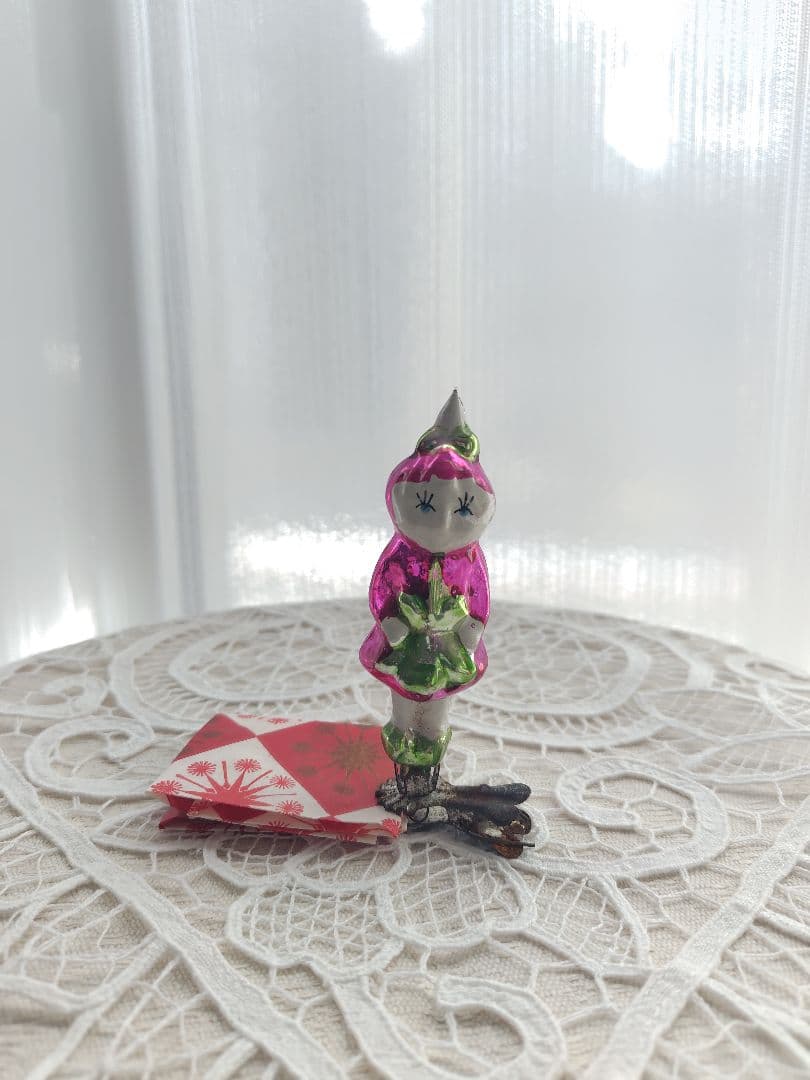 クリスマス　ガラスオーナメント 5個セット　ソビエト　ヴィンテージ