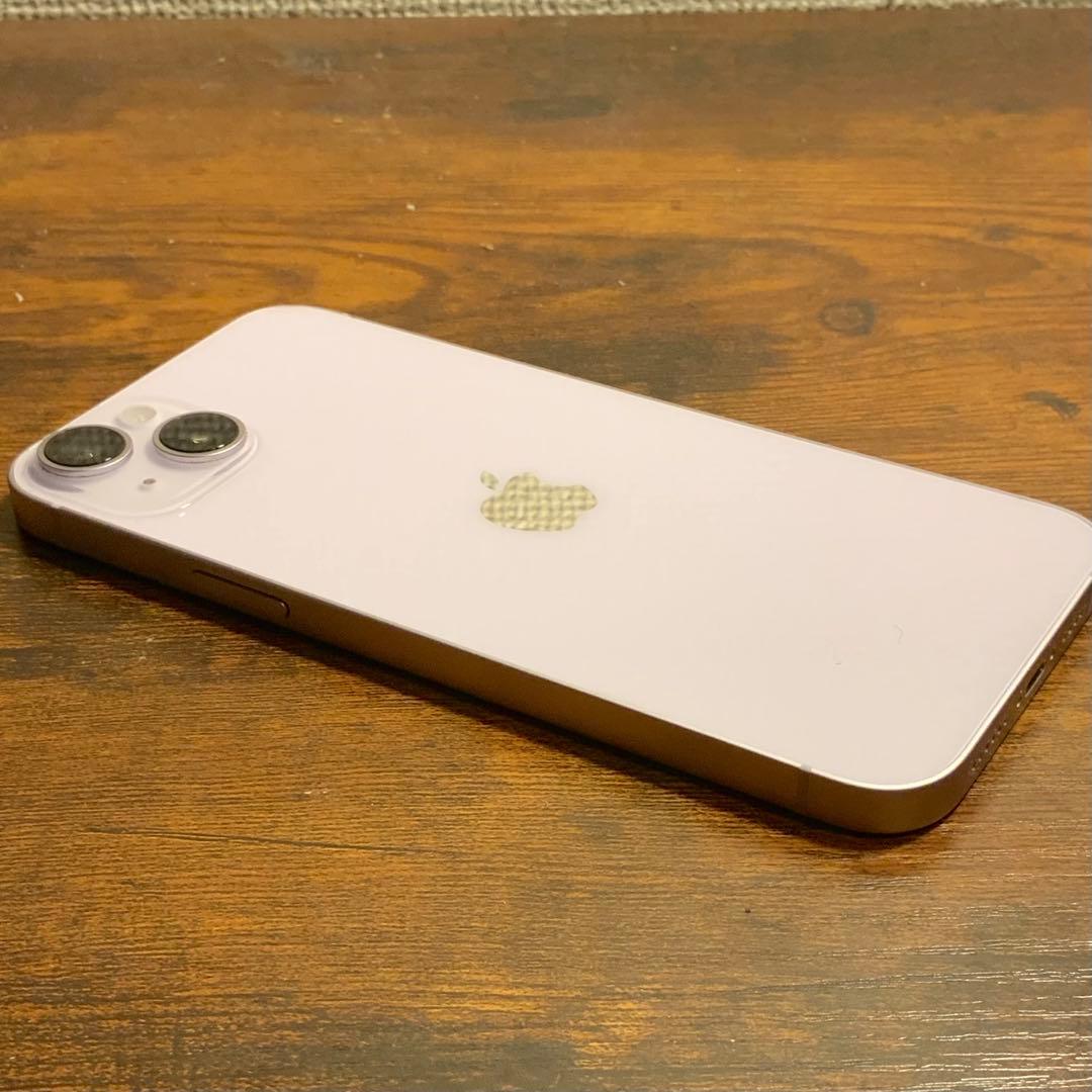 （美品）Apple iPhone 14 plus パープル 本体