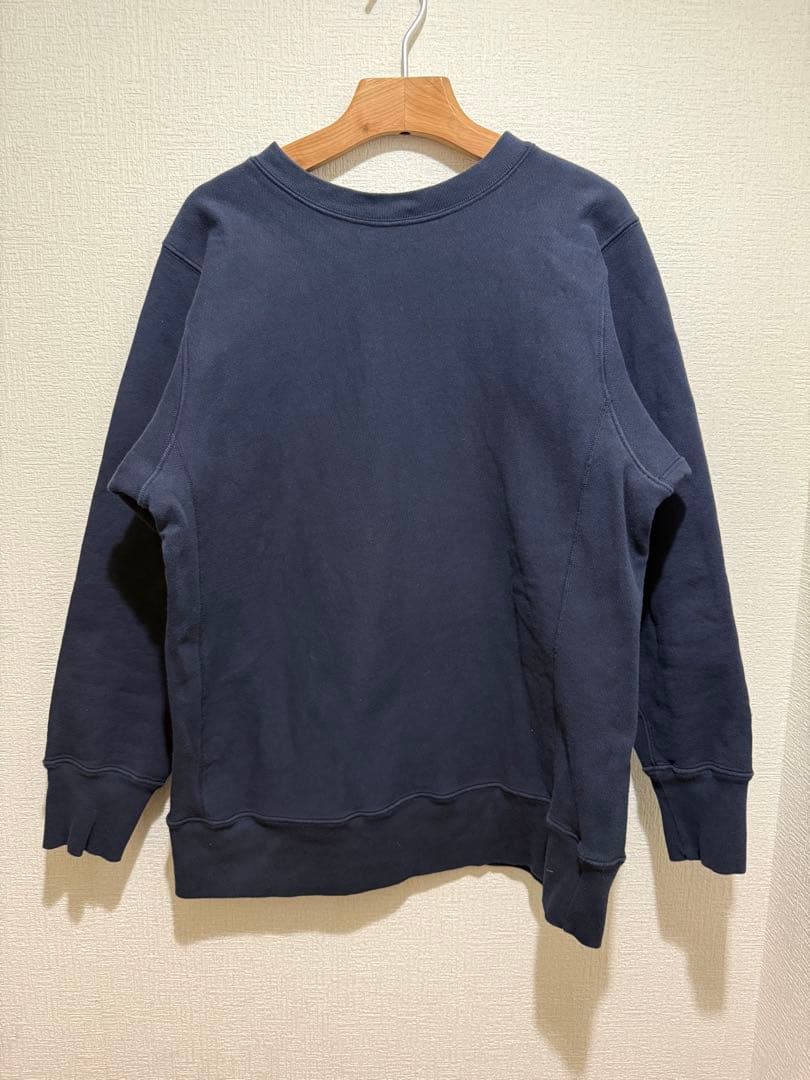 小*文様 休日限定価格　Champion 赤タグ リバースウィーブ L ネイビー