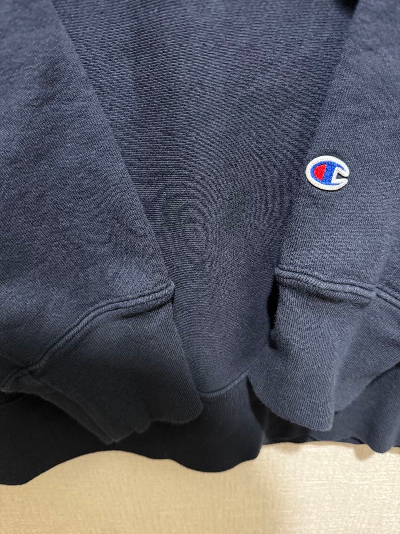 小*文様 休日限定価格　Champion 赤タグ リバースウィーブ L ネイビー