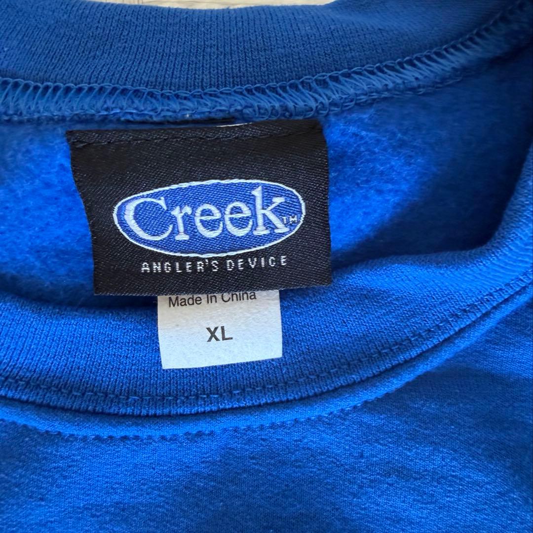creek スウェット　xl 青