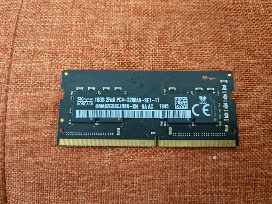 SK hynix 16GB DDR4 3200MHz メモリ