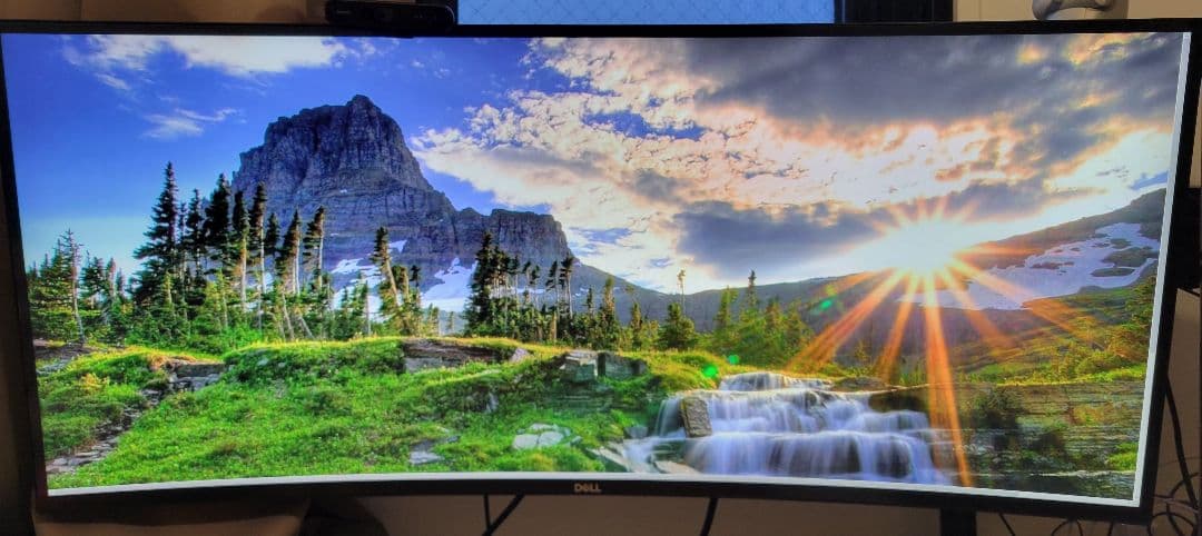 送料込　Dell U3818DW　ウルトラワイドモニター