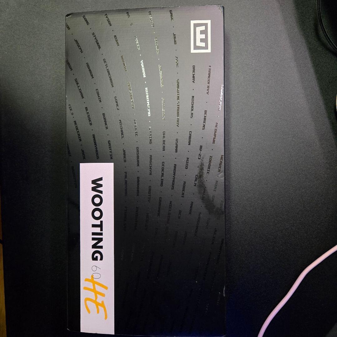 WOOTING 60HE キーボード本体 ※概要欄絶対読んでください！