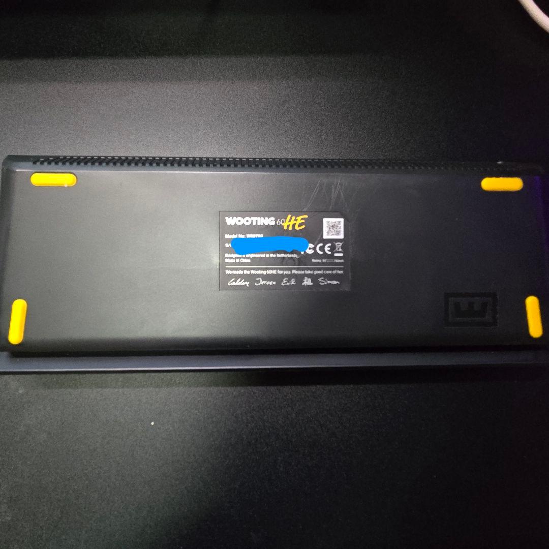WOOTING 60HE キーボード本体 ※概要欄絶対読んでください！