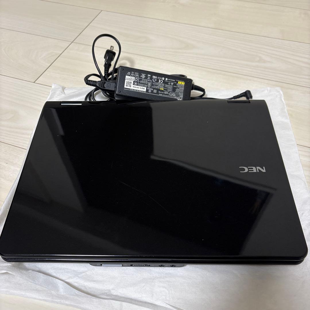 NEC LaVie ノートPC ブラック ACアダプター付き
