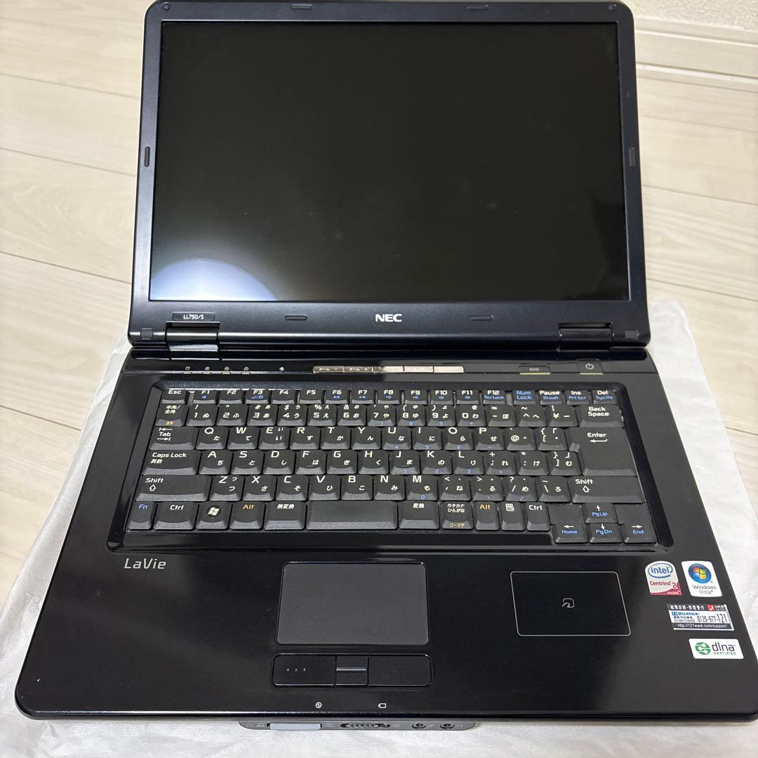 NEC LaVie ノートPC ブラック ACアダプター付き