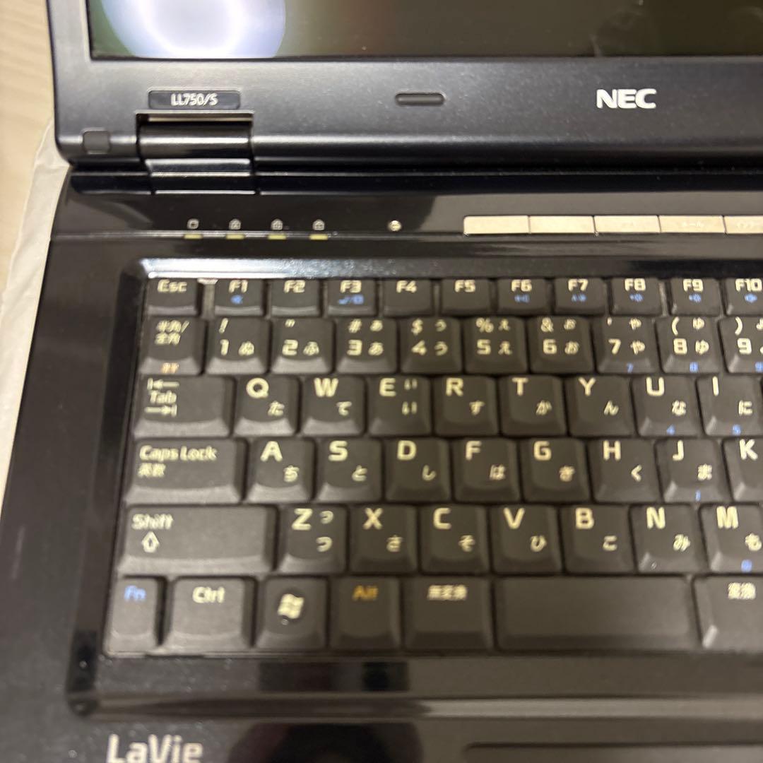 NEC LaVie ノートPC ブラック ACアダプター付き
