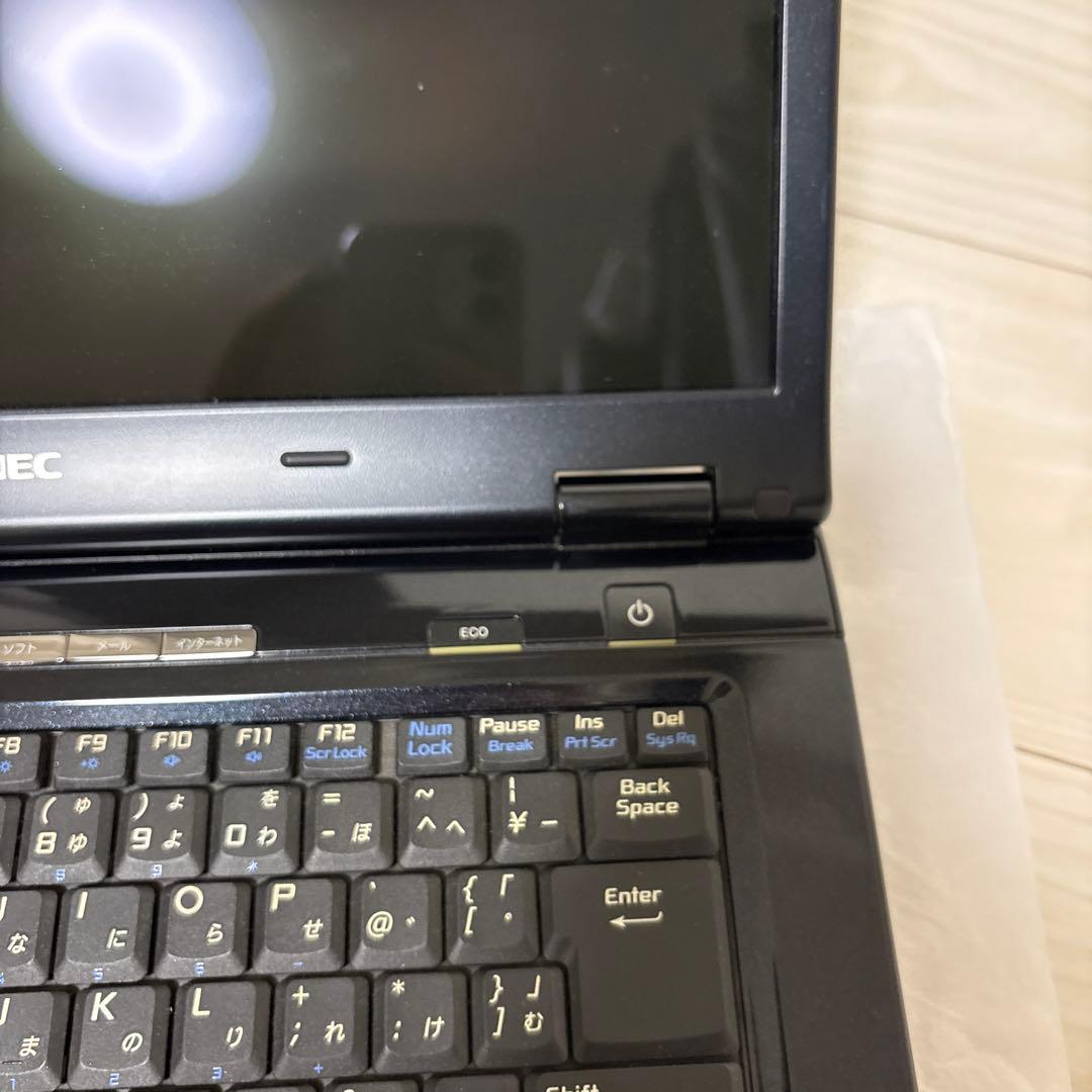 NEC LaVie ノートPC ブラック ACアダプター付き