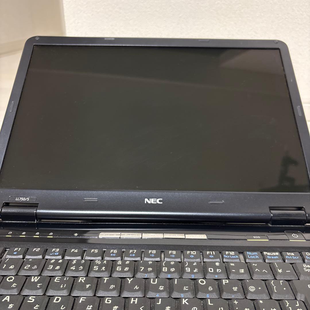 NEC LaVie ノートPC ブラック ACアダプター付き