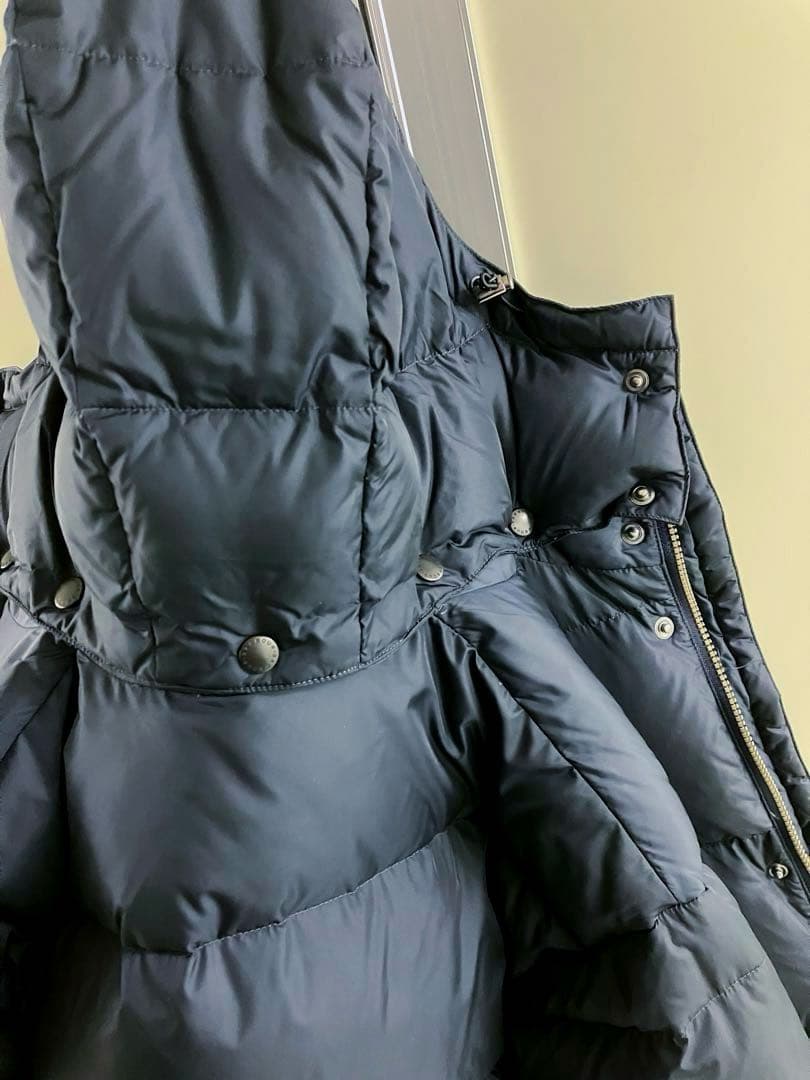 【Barbour】NAVY Hooded Bedale down Jacket
