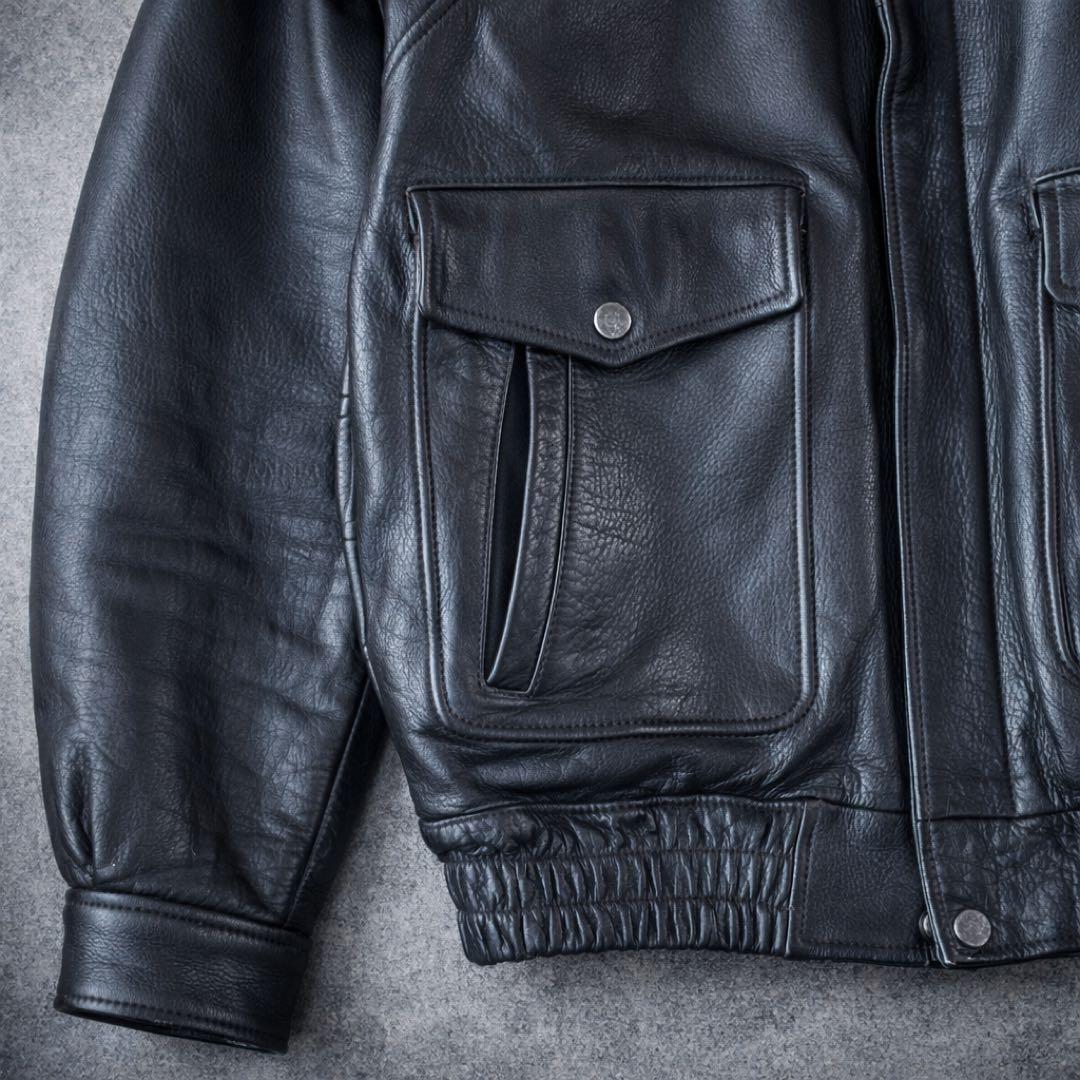 90s vintage leather jacket g1 a2 牛革