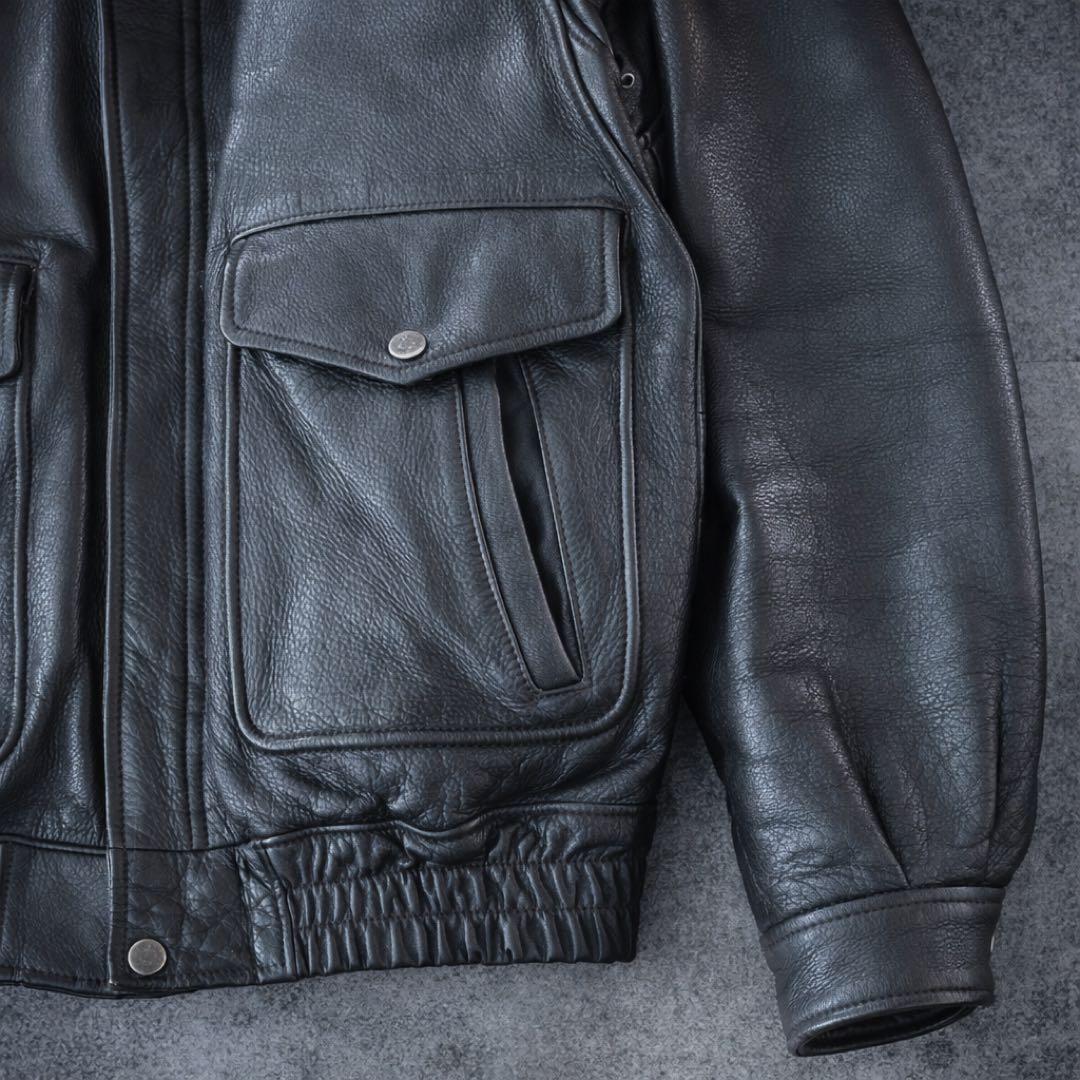 90s vintage leather jacket g1 a2 牛革