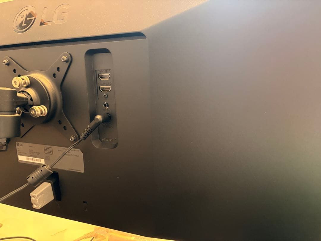 LG UltraWide Monitor 29WP500 モニターアーム追加