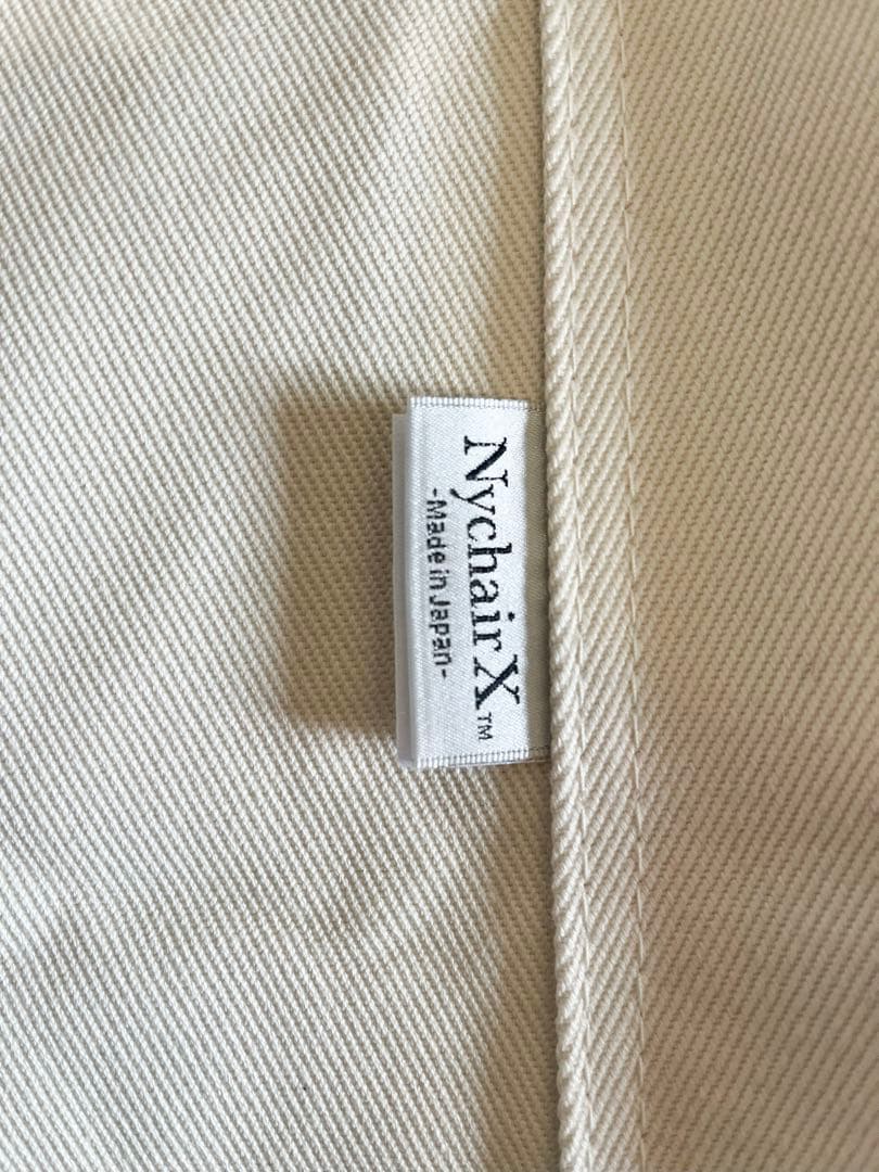 Nychair X ＋オットマン　ダークブラウンフレーム＋ホワイト