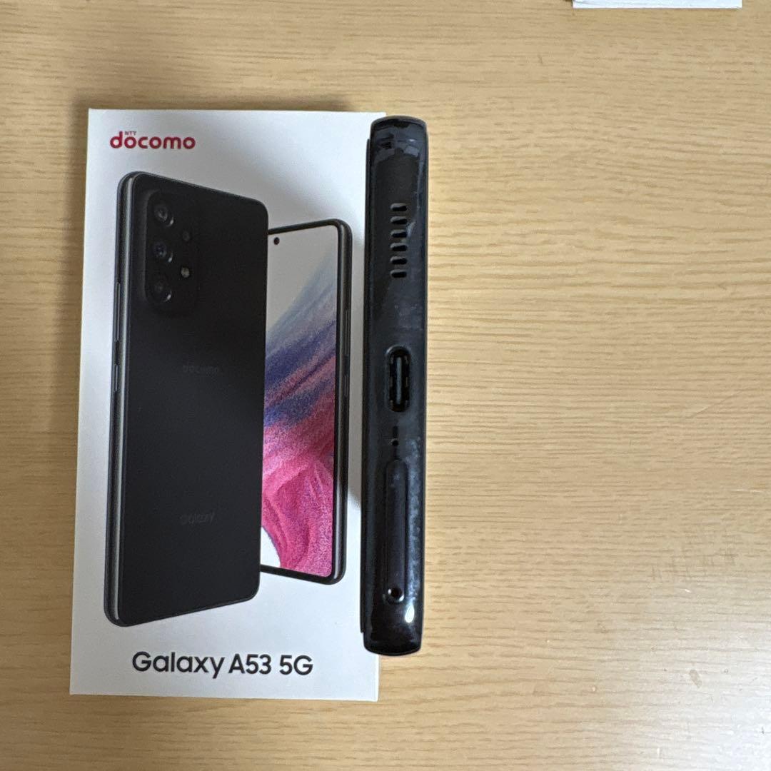 訳あり GALAXY A53 5G SIMフリー 128GB ブラック おまけ付