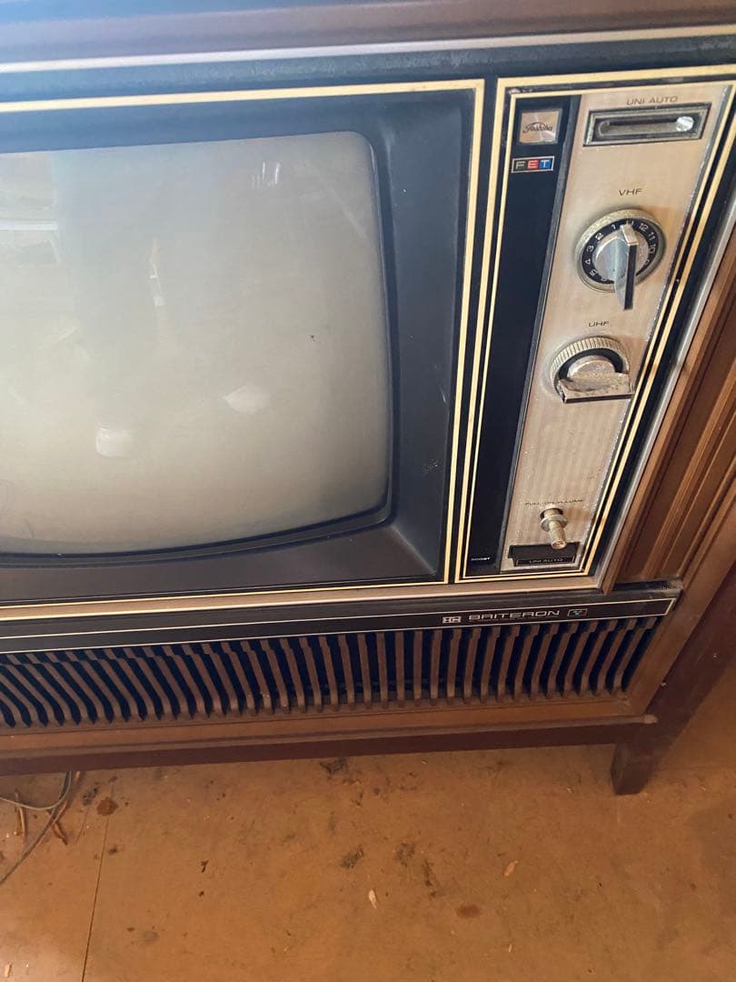 東芝 ブラウン管テレビ　昭和レトロ　アンティーク