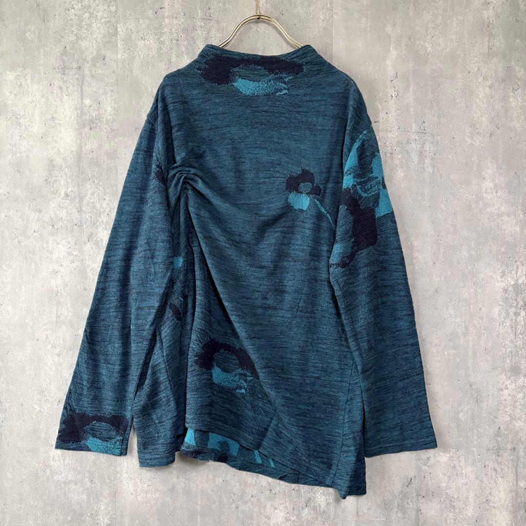 慈雨 センソユニコ ウール100 変形プルオーバー 紐でシルエット調整可能 40