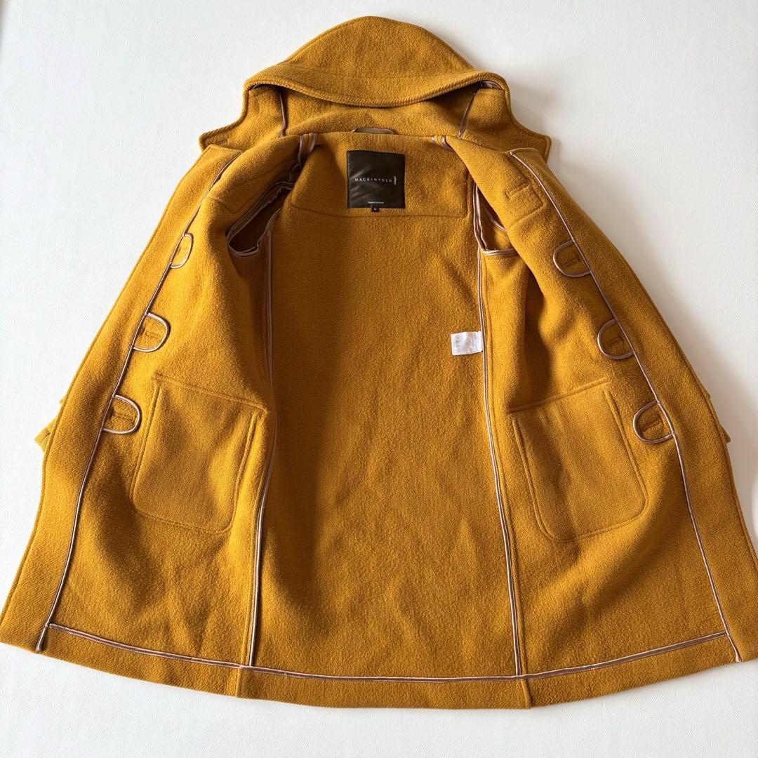 ■ MACKINTOSHダッフルコート英国製マスタードイエロー32