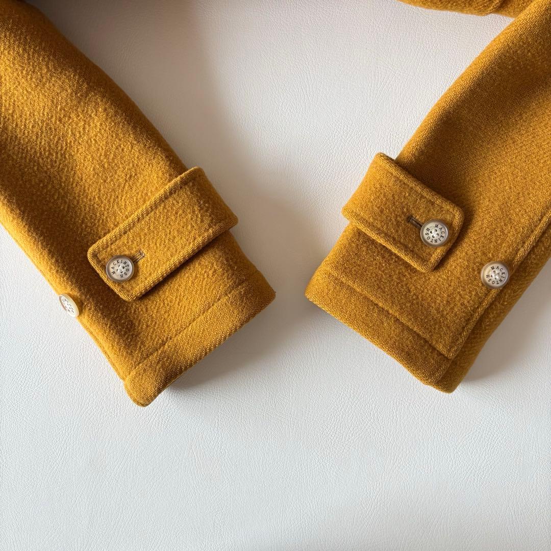 ■ MACKINTOSHダッフルコート英国製マスタードイエロー32