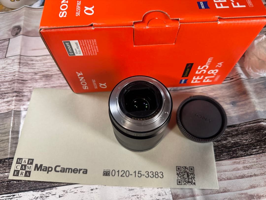 【良品】FE 55mm F1.8 ZA SEL55F18Z 新品UVフィルタ付属