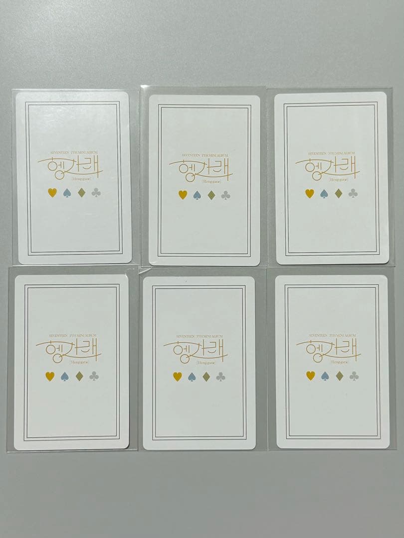【1139】SEVENTEEN 헹가래 ヘンガレ HMV トランプ ウォヌ 集合