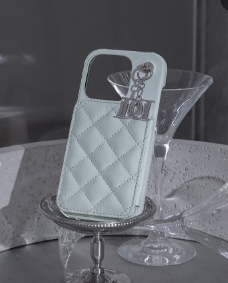 Darich キルティングミラー-DDチャームiPhoneケース