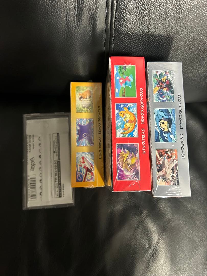 s*i様 ポケモンカードゲーム　未開封ボックスシュリンク付き3種、プロモカード