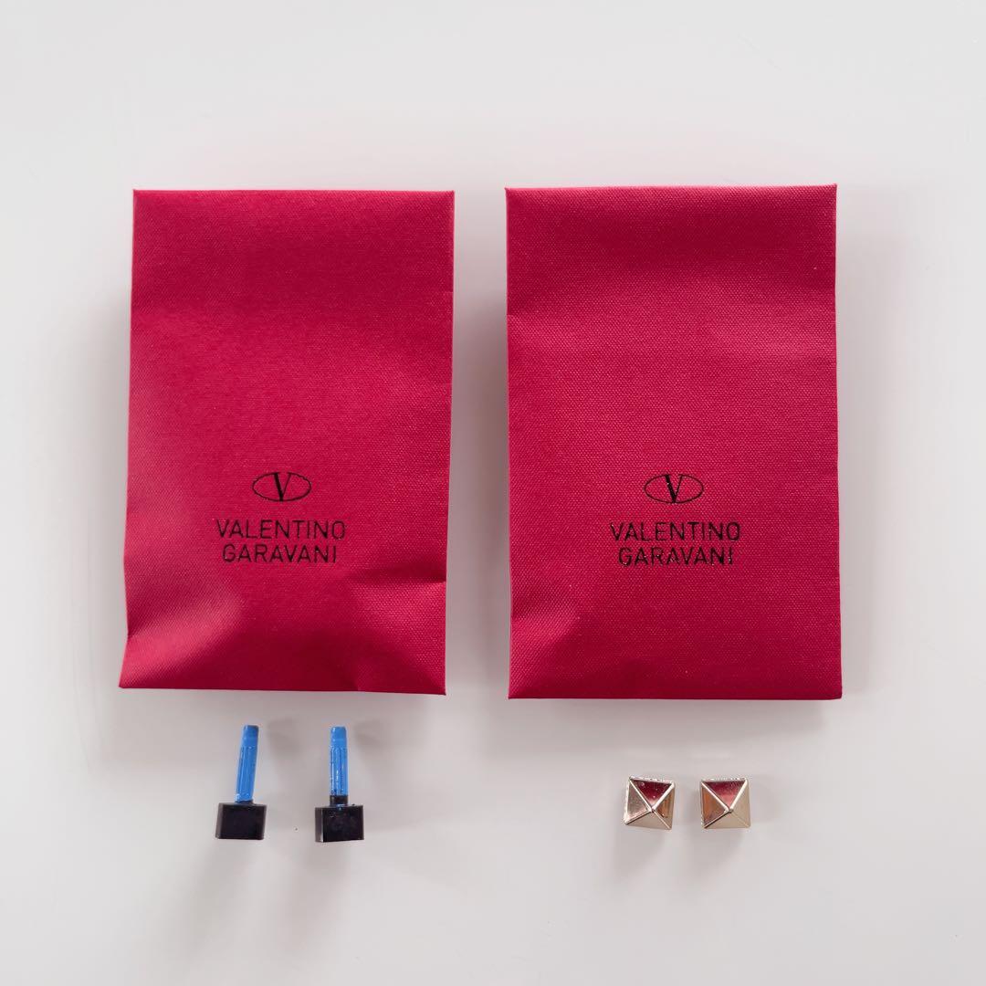 VALENTINO ヴァレンティノ　ネイビー ハイヒール・パンプス　スタッズ