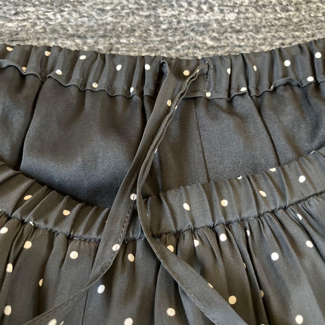 ピアズリー　シワシフォンギャザーパンツ