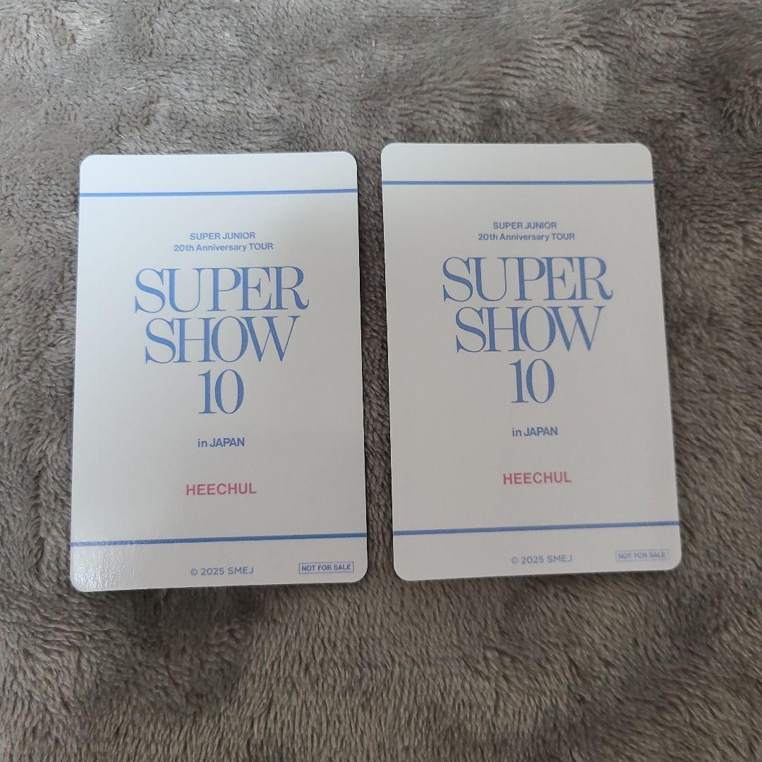 SUPERJUNIOR SUPERSHOW 10 ヒチョル トレカ 2枚 セット