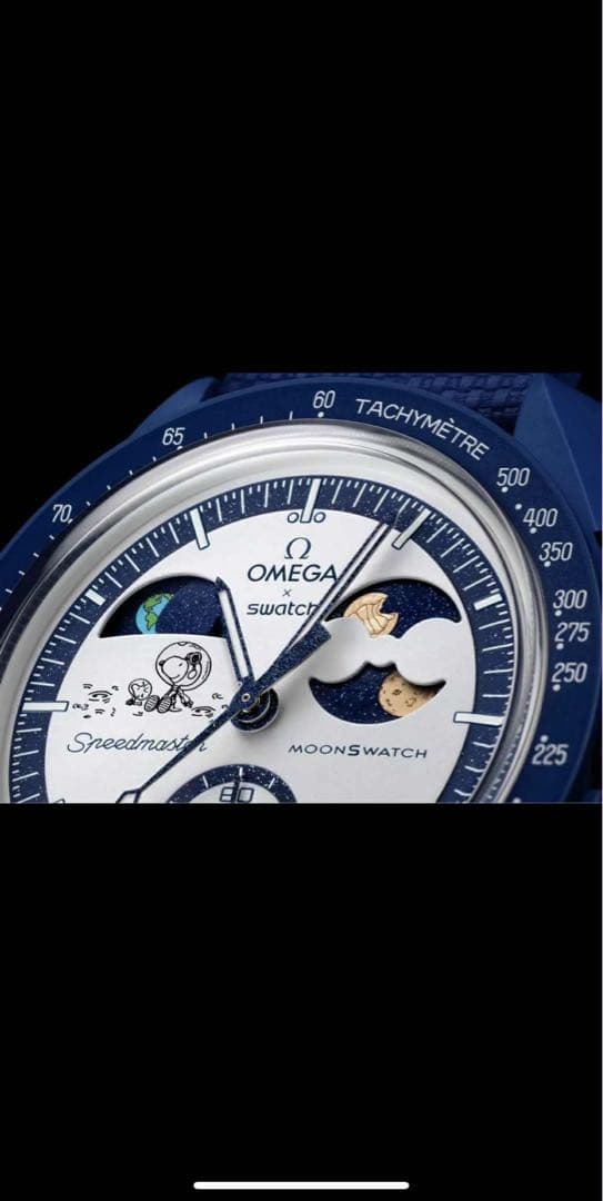 Swatch x OMEGA x SnoopyオメガスウォッチスヌーピーL