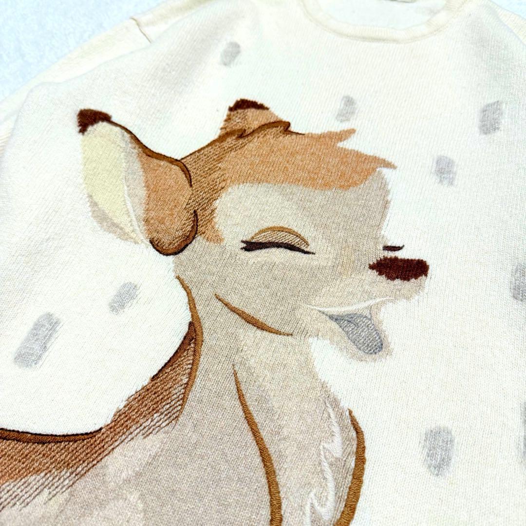✨️希少✨️アイスバーグ ディズニーコラボ バンビ 刺繍 ニット セーター カシミヤ